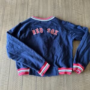 Youth Boston Red Sox Sweater Baseball Jacket Size Large MLB Official